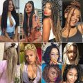 30inch Crochet Box Braids Hair pre looped Goddess Box Braids Crochet Braiding Hair 1/5/7 Packs Crochet Box Braids Synthetic Hair. 