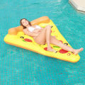 1PC Giant inflatable pizza slice float, fun water float, swimming party toy, summer water lounger,large size with cup holders. 