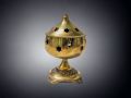 brass Aakash Pradeep decorative showpiece - 3.5 inches. 
