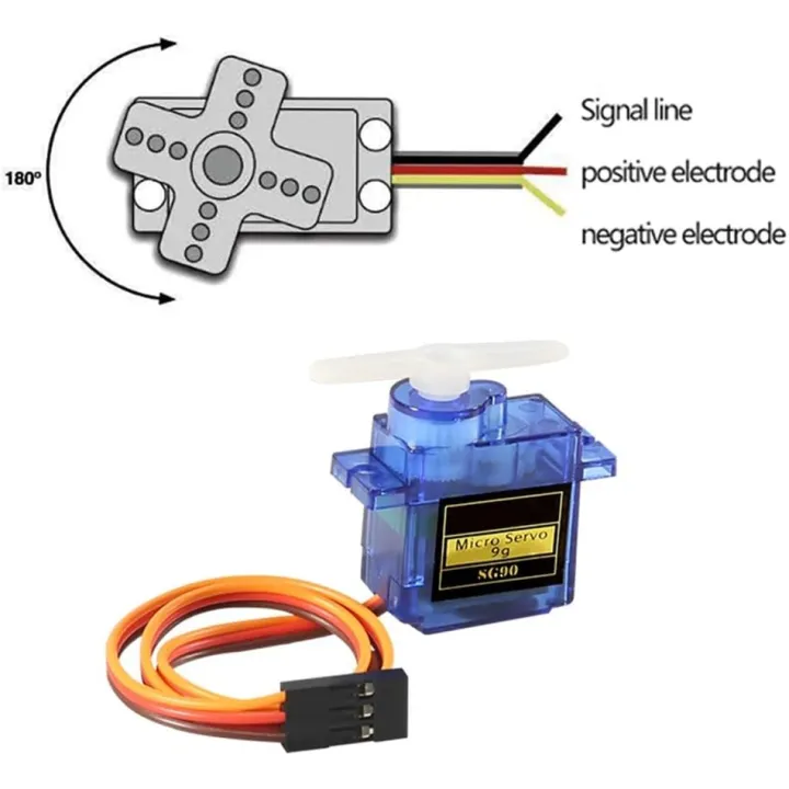 6pcs%20Sg90%209g%20Micro%20Servo%20Motor,%20Mini%20Servos%20Motor%20Kit%20Plastic%20Gear%20180%20Degree%20Servo%20for%20Rc%20Car%20Airplane%20Plane%20for%20Arduino%20-%20Image%204