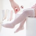 Summer Thin Baby Knee High Socks Anti Mosquito Breathable Mesh Seamless Ruffle Socks for Newborn 0-3Y Girls Boys Non-Slip Stocks. 