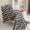 New Ins Checkerboard Blanket Classic Plaid Sofa Blanket Spring and Summer Air Conditioning Blanket Office Nap Shawl Cushion. 