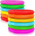 2 PCS Pop LED Tube Toy Creative Bendable Fidget Tube Toy Tube Sensory Toy Pipe Toy ( Multi Colour ).