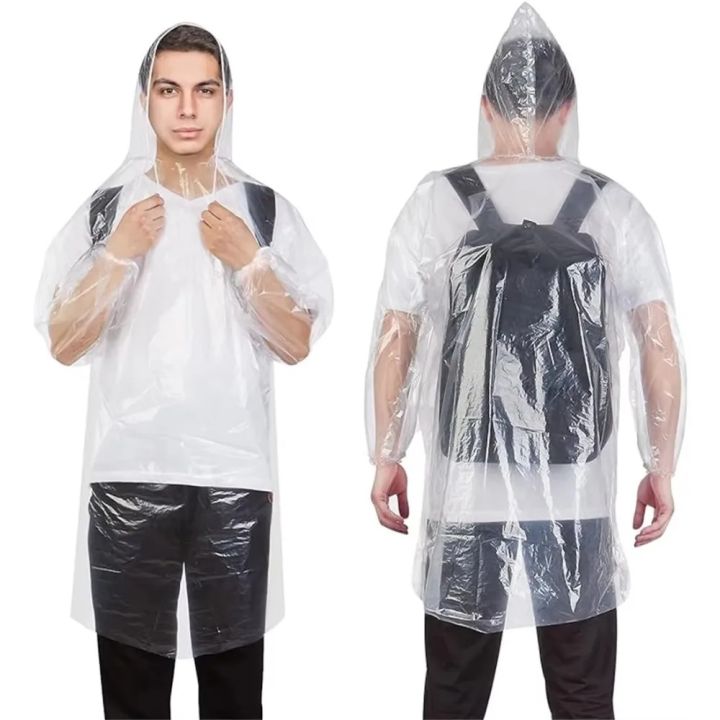 1/2/4/6/8/10Pcs Disposable Waterproof Raincoat Emergency Outdoor Travel Camping Hiking Rainwear Portable Rain Poncho Adult Kid