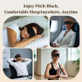 Sleep Eye Mask Weighted for Side Sleeper Men Women 3D Contoured Sleeping Mask No Eye Pressure 100% Blockout Soft Comfortable Eye. 