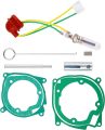 12V Diesel Heater Glow Plug Repair Kit, 9Pcs 2KW 5KW 8KW Chinese Diesel Parking Heater Gasket Ceramic Ignition Plug,. 