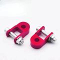 2pcs Motorcycle Shock Extender Height Extension Suspension Riser for Motorbike Scooter Replacement Parts Aluminum Alloy New.