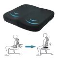 Lumbar Support Cushion for Long Sitting，Ergonomic Coccyx Cushion for Office and Car Chair, Sciatica Pain Relief. 