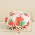Waterproof Shower Cap for Girls Hair Bathing Cap Reusable Kitchen Hair Cover Oil Proof Dry Hair Treatment Cap. 