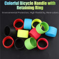 WEST BIKING 2pcs Road Bicycle Handlebar Strap Tape Fixing Silicone Ring Anti-Slip Sleeve Loop High Elastic Handlebar Tape.