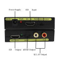 HDMI-compatible Audio Extractor Converter To HDMI-compatible SPDIF Optical RCA Adapter 5.1CH Format Output with USB Cable.