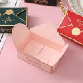 10pcs/Lot Simple Creative Bronzing  Box Packaging Envelope Shape Wedding Candy Bags Birthday Party Cosmetic Packaging Box. 