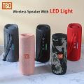 T&G TG365 Portable Bluetooth Speaker Dual Bass LED Wireless Subwoofer Waterproof Outdoor Boombox FM AUX BT TF Music Player. 