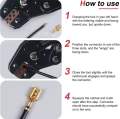WOZOBUY SN-48B Pin Crimping Tools 2.8/4.8/6.3mm 22-13AWG Crimper 0.5-2.5 mm² for Car Terminals Sets Wire Electrical Hand Tools. 