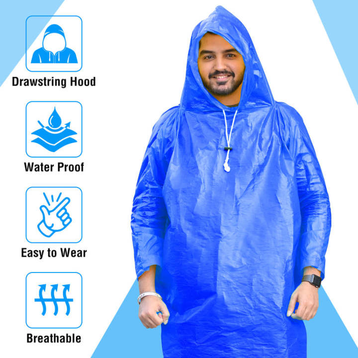 Raincoat Waterproof Rainsuit Rainwear Rain Coat -sewaPasal