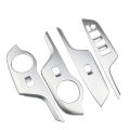 Car Window Lift Button Panel Cover for Toyota CHR C-HR 2016 2017 2018 2019 2020 LHD Decoration Stikcer 4Pcs Trim Accessories. 