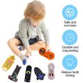 Baby Silicone Teether Toys Remote Control Shape Teether Rodent Gum Pain Relief Teething Toy Kids Sensory Educational Healthcare. 