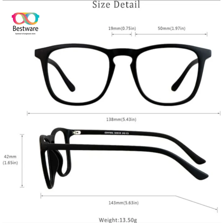 Matte%20Black%20Square%20Light%20weight%20Glasses%20for%20Men%20And%20Women%20-%20Image%205