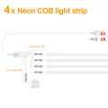 Smart Cabinet Door Opening Sensor COB Neon LED Strip Light,LIGHT TURNS ON WHEN DOOR IS OPENED,DC24V Ngiht Lamp For Cupboard lightify. 