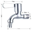 Washer Faucets In-wall Copper Faucet Valve Core Washing Machine Faucet 1/2" 4-point Water Inlet For Household Improvement. 