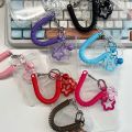 durable transparent PVC student ID and access card holder, includes sliding cover, keychain, and meal card holder for easy card.