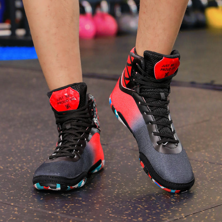 Men%20Boxing%20Shoes%20Outdoor%20Training%20Sneakers%20Sports%20Fighting%20Original%20Wrestling%20Shoes%20Women%20Professional%20High%20Ankle%20Boxing%20Boots%20-%20Image%205