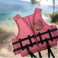 Life Jacket Made from 210D Nylon Oxford Fabric, Light Pink. Size-S for Young Children Can Support a Weight Not Exceeding 30kg.. 