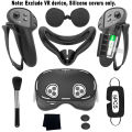 VR Accessories For Oculus/Meta Quest 3/3s/2 Silicone 9 in 1 Cover Kit, Headset Shell, Face Cover, Controller Grip Case Idea . 