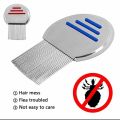 Lice Terminator Comb And All Nit Egg Free - Professional Stainless Steel Lice Removal Comb. 
