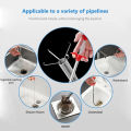 60cm Spring Pipe Dredging Tools, Drain Snake, Drain Cleaner Sticks Clog Remover Cleaning Household for KitchenBending sink tool. 