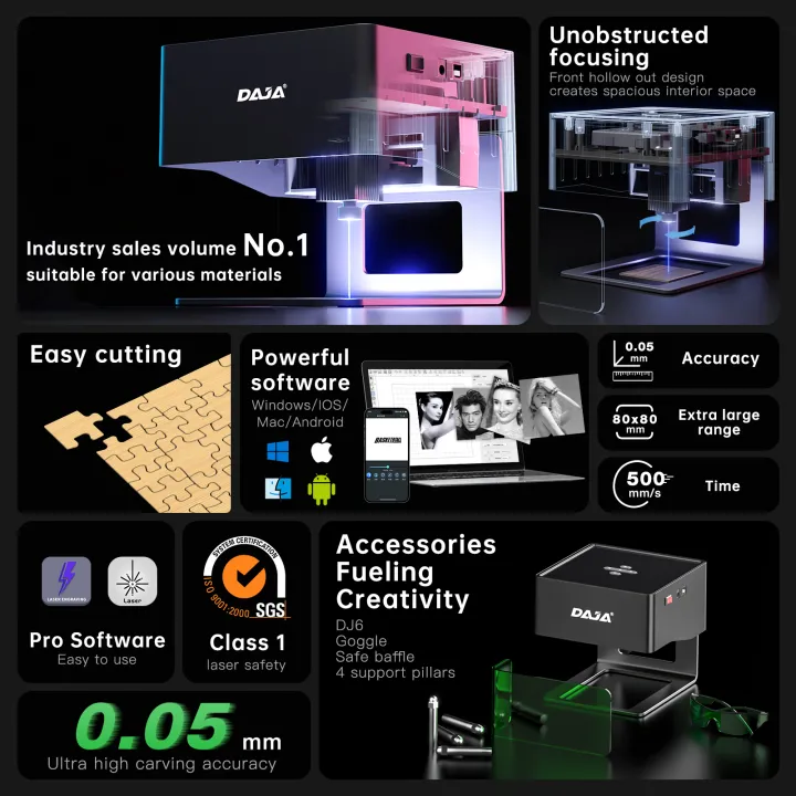 DAJA%20DJ6%20Mini%20Portable%20Laser%20Engraver%20Diy%20Bluetooth%20Machine%20Painted%20Dog%20Tag%20Paper%20Leather%20Wood%20Plastic%20Logo%20CNC%20Business%20Machine%20-%20Image%203
