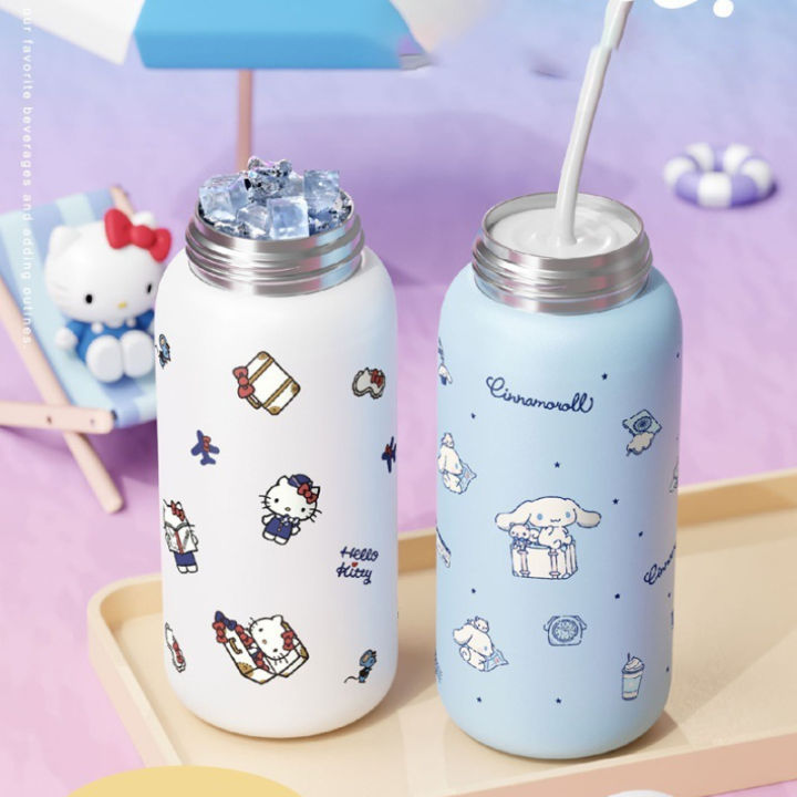 Sanrio%20400ml%20Stainless%20Steel%20Cartoon%20Straw%20Cups%20Thermos%20Cup%20with%20Lifting%20Rope%20Hello%20Kitty%20My%20Melody%20Portable%20Kids%20Water%20Bottles%20-%20Image%204