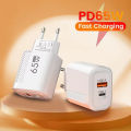 65W GaN Fast Charging USB Type C Charger US/EU Plug PD 3.0 Quick Charge Wall Charger For Phone Adapter For iPhone  . 