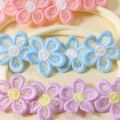 6PCS Cute Lace and Flower Decorated Headbands for Baby Girls for Party Colorful Elastic Headbands Daily Accessories for Kids. 