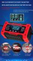12V Battery Charger Car and Motorcycle 12V 6A Battery Charging Device Lead-acid Battery Smart Repair LCD Display. 