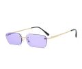 Rectangle Rimless Sunglasses Square Vintage Sun Glasses Brand Designer Retro Trendy Gradient Glass sunglass, Stylish, Best sunglasses price, Premium sunglasses.