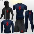 Anime Berserk Guts Men Sport Set Compression T-Shirt Pants Shorts Jacket Sets Men Gym Fitness Rashguard Training Clothes Jerseys. 