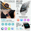 New COLMI P86 1.93" AMOLED Smartwatch Men Health Manager Bluetooth Call IP68 Waterproof Smart Watch Women For iOS Phone.