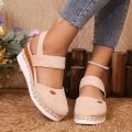 Women Closed Toe Wedge Sandals Women Summer Buckle Strap Gladiator Shoes Woman Fashion Espadrilles Platform Sandalias Mujer.