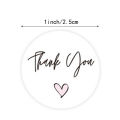 Thank You Stickers Roll |1 inch | Waterproof | 500 Labels for Small Business Stickers| 4  Designs. 