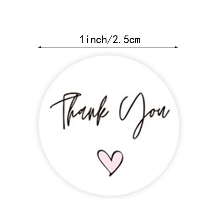 Thank%20You%20Stickers%20Roll%20%7C1%20inch%20%7C%20Waterproof%20%7C%20500%20Labels%20for%20Small%20Business%20Stickers%7C%204%20%20Designs%20-%20Image%202