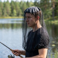 Mosquito Head Net Outdoor Camping Fishing 70D Nylon Lightweight Breathable Travel Hiking Gear.