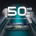 (New Launch) Ultima Atom Buds 2 Powered by Ultima Supreme Sound | 120 Hrs Total Playtime | 50ms Latency | Bluetooth V5.4 | Ultima Link App Support | ANC upto 32 dB | Quad Mic | Low Latency Game Mode | Multi-Point Connectivity. 