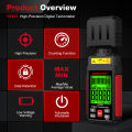 HABOTEST HT670 Digital Laser Photo Tachometer Non-Contact Contact RPM Meter 2.5-99999 Rev/Min Measuring Speed Motor Engine Rotat. 