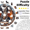Wooden Puzzles for Adults - Mechanical Dragon Puzzle, Unique Shape Wooden Jigsaw Puzzles, Wood Puzzles Adult, Family Puzzle, Goo. 