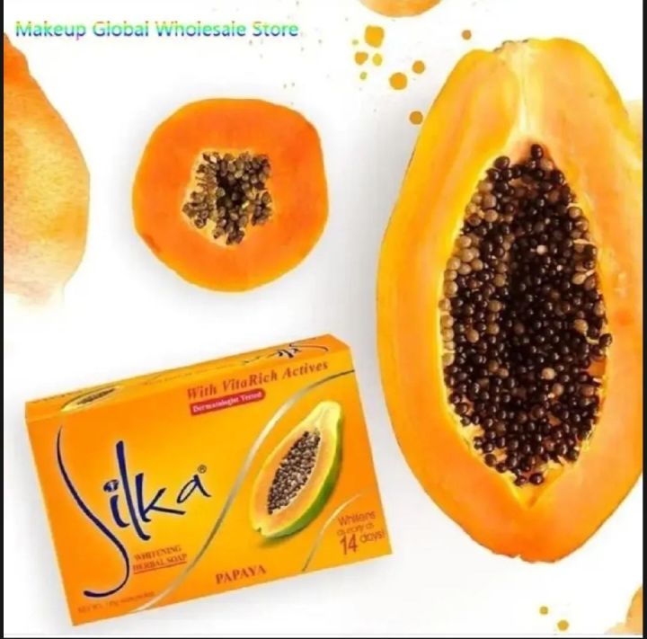 Silka%20Herbal%20Soap%20Whitening%20Papaya%20135g%20-%20Image%202