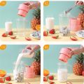 HOTTEST SALE USB Small Mini Portable Single Individual Fruit Juicer Mixer Fruit Supplies Kitchen Accessories Tool Juice Maker Rechargeable. 