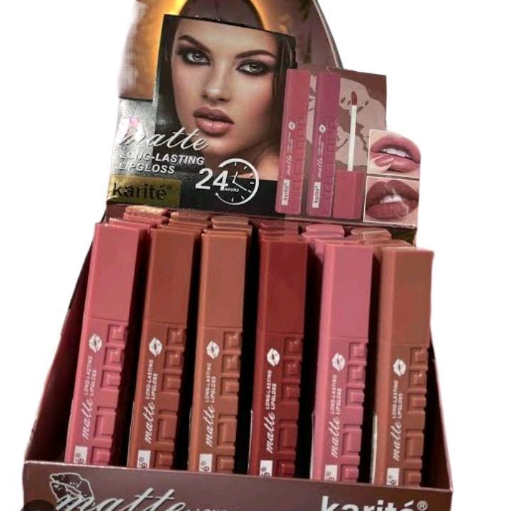 karite Matte Long Lasting Lipgloss -Pack Of 6