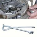 Drum brake spring clamp, spring disassembly clamp, disassembly and assembly drum brake adjustment and maintenance tool.