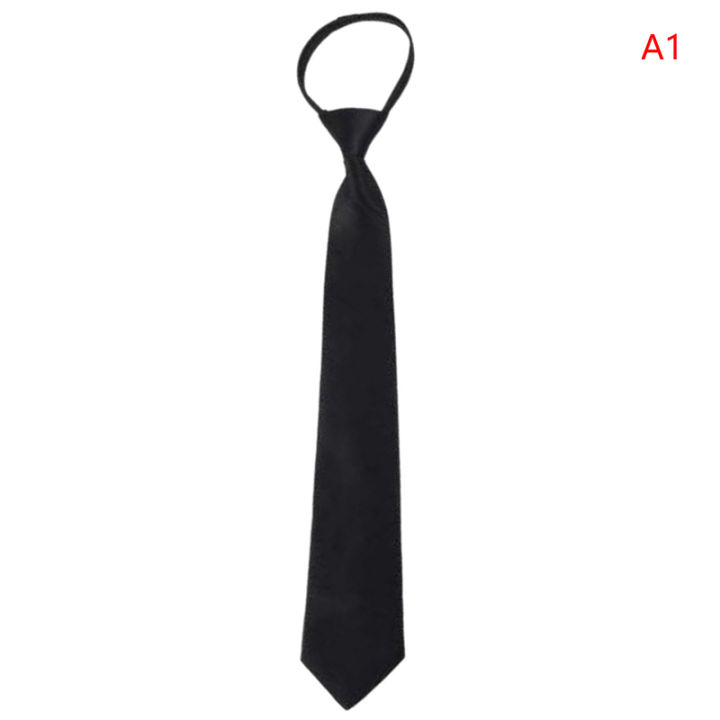 Black%20Clip%20On%20Men%20Tie%20Security%20Ties%20For%20Men%20Women%20Unisex%20Tie%20Clothing%20Necktie%20Funeral%20Doorman%20Steward%20Black%20Tie%20Matte%20Black%20G2E5%20-%20Image%207